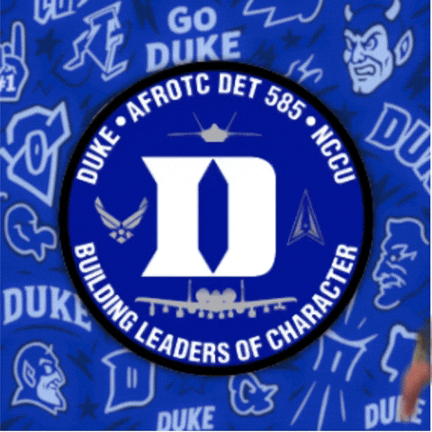 Salute Airforce GIF by Duke AFROTC
