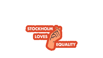 Pride Equality Sticker by VisitStockholm