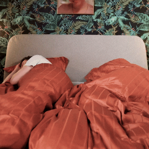 Rolling In Bed GIF by NTE Grøntforsprang