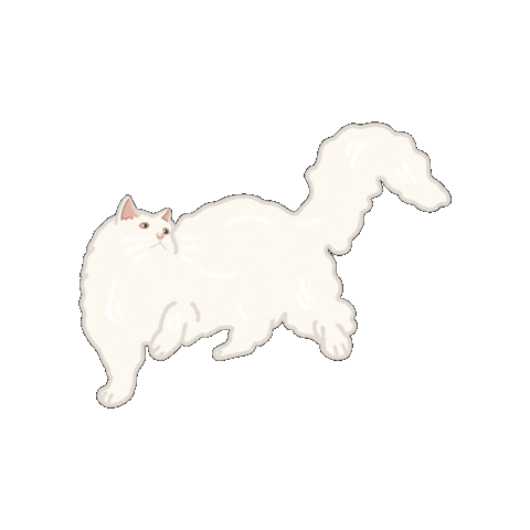 Cat Kitty Sticker by Nathalie Lambinet