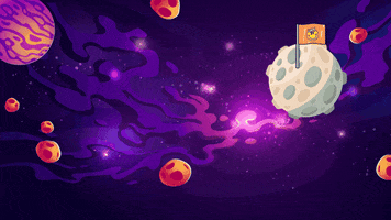 Floating To The Moon GIF by BigBrains
