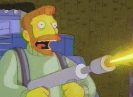 Simpsons Kill It With Fire Gif 2