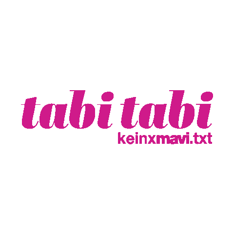 Tabitabi Sticker by Mavi