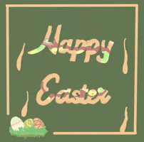 Eggs Happy Easter GIF