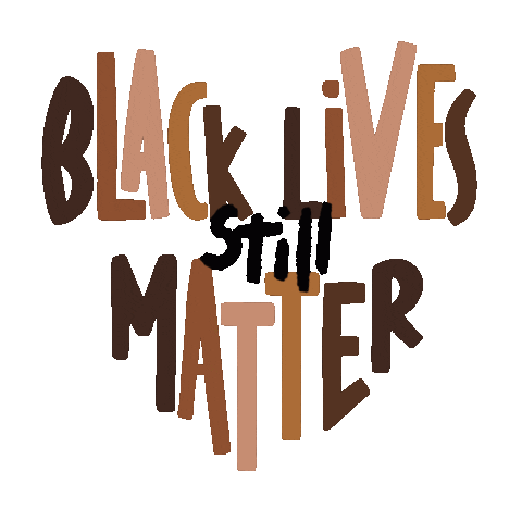 Black Lives Matter Heart Sticker