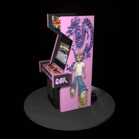 Cuteshitkids art game gaming pink GIF