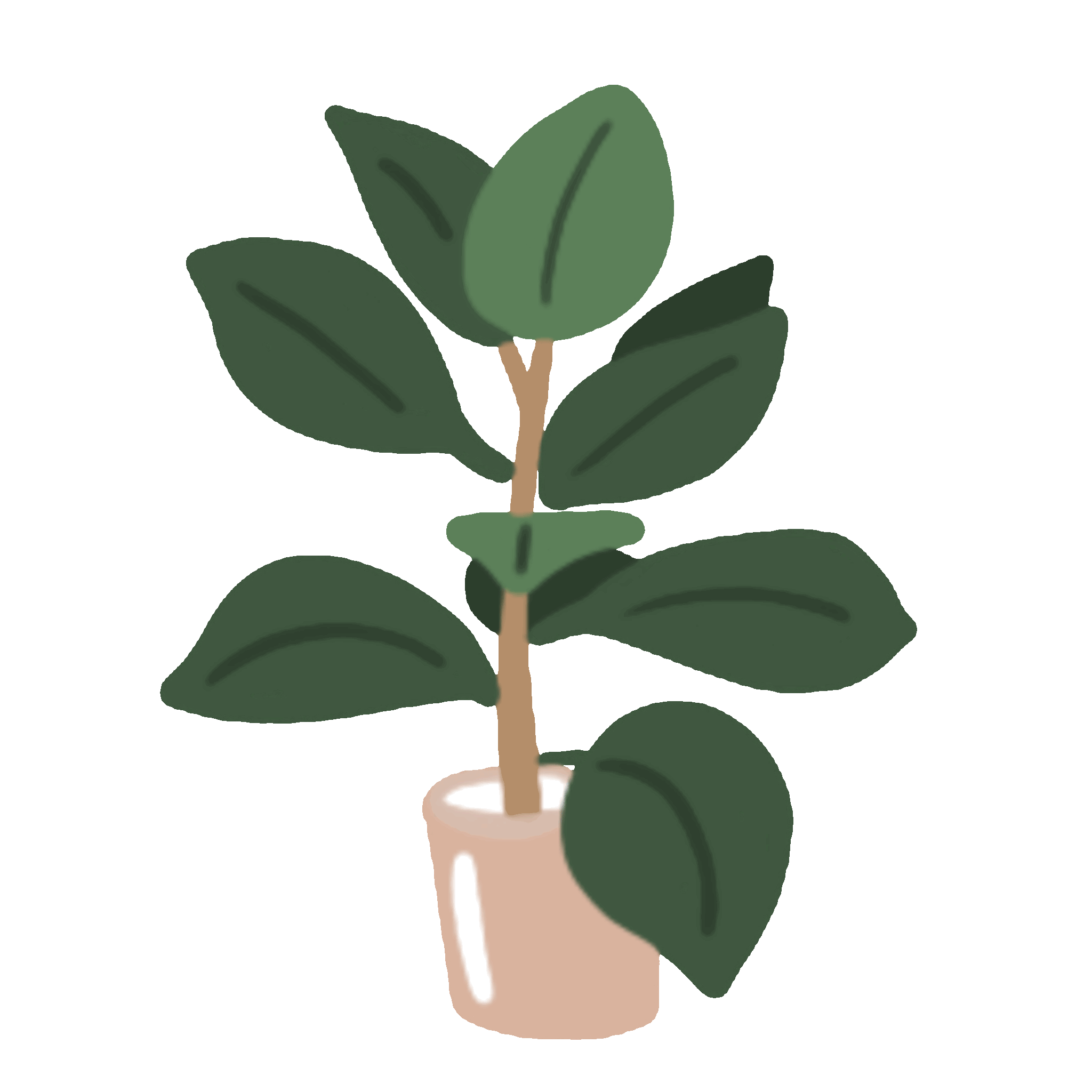Plants Pot Sticker for iOS & Android GIPHY