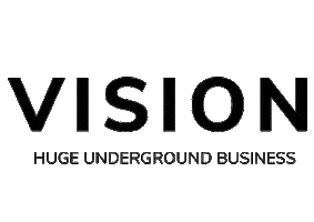 Logo V Sticker by Huge Underground Business