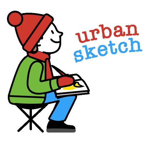 Sketcher Urbansketching Sticker by Heidi