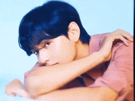 Staring Kim Taehyung GIF