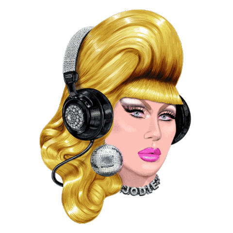 London Hair Sticker by Jodie Harsh