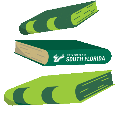 Back To School Books Sticker by University of South Florida