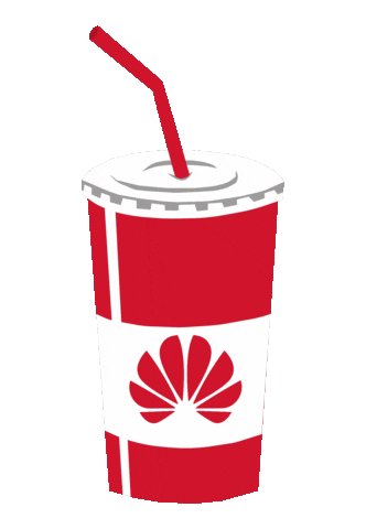 To Go Drinking Sticker by Huawei Mobile Deutschland