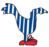 Munich Hahn Sticker by Der kleine Knurrhahn