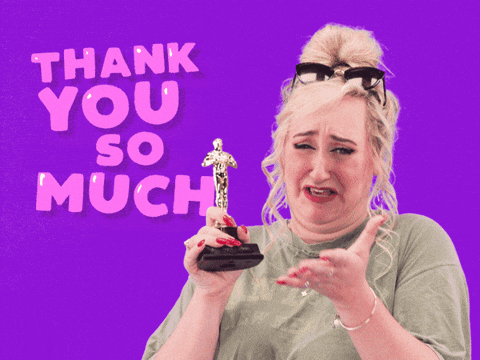 Thank You So Much Gratitude Gif By Brittany Broski Find Share On Giphy