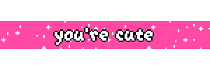 Pixel Flirt Sticker