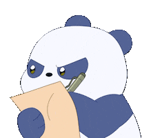 Panda Note Sticker by Cartoon Network EMEA