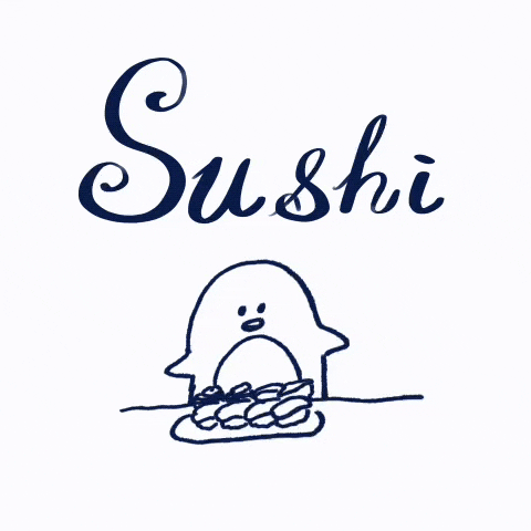 moko_neruru sushi 寿司 すし GIF
