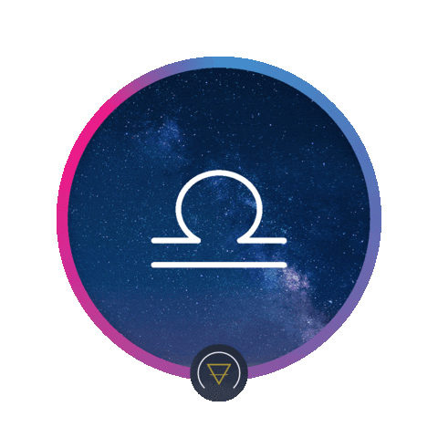 Astrology Libra Sticker by NUiT App for iOS & Android | GIPHY