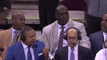 shaq shaquille oneal GIF by NBA on TNT