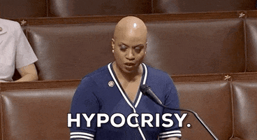 Ayanna Pressley Hypocrisy GIF by GIPHY News