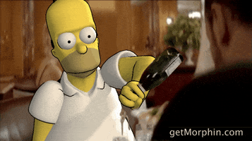 Pouring Homer Simpson GIF by Morphin