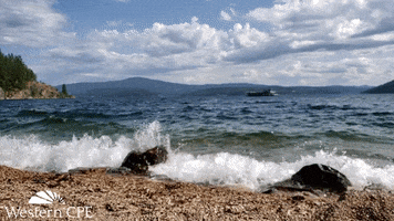 Blue Water Beach GIF by WesternCPE