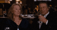 Meryl Streep Drinking GIF