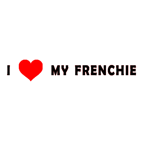 frenchiemania Sticker