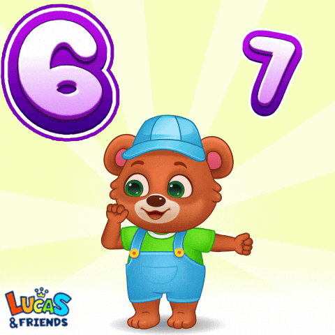 6 7 Lol GIF by Lucas and Friends by RV AppStudios