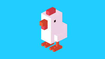 crossyroad frogger crossy fun game hipsterwhale GIF