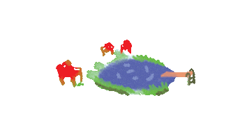 Pond Sticker by Real Love Summer Fest