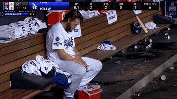Sad Los Angeles Dodgers GIF by Leroy Patterson