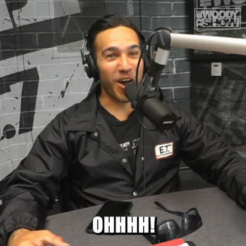 Fall Out Boy Reaction GIF by The Woody Show
