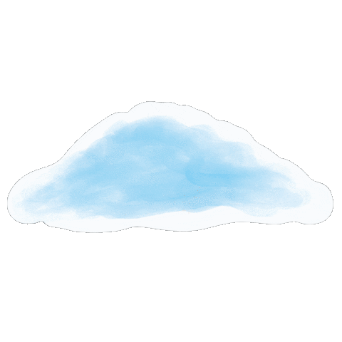 Cloud Watercolor Sticker
