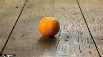 Stop Motion Orange GIF