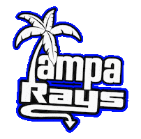 Tampa Rays Wave Sticker by The Stingray Allstars Tampa