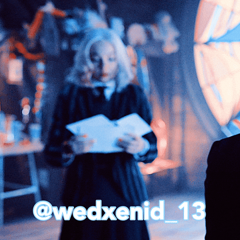 Wednesday Addams Fainting GIF