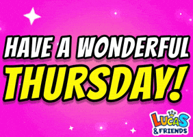 Greetings Thursday GIF by Lucas and Friends by RV AppStudios