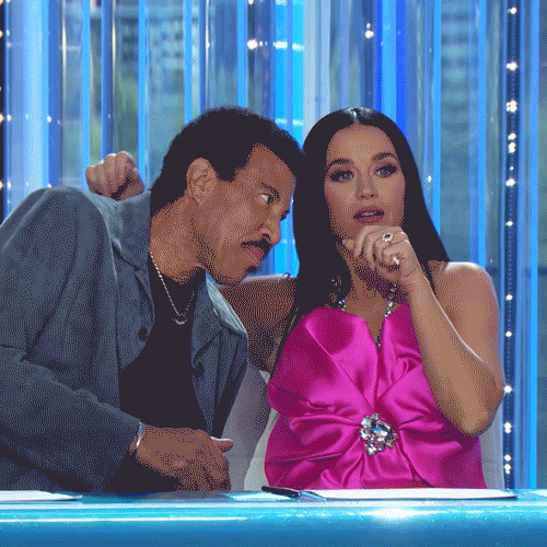 Whispering Katy Perry GIF by American Idol