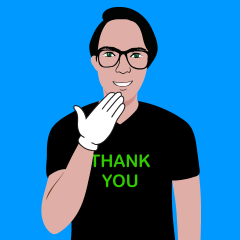Thank You So Much GIF by Salvador Sanchez Artist
