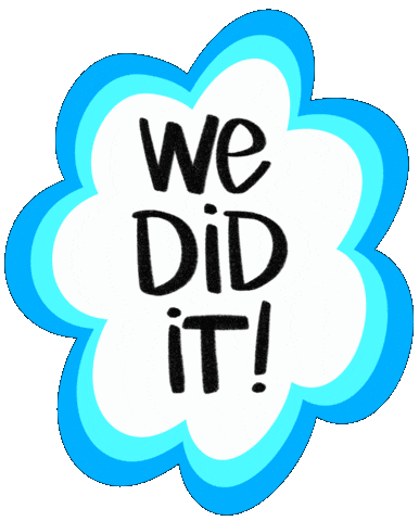Celebrate We Did It Sticker for iOS & Android | GIPHY