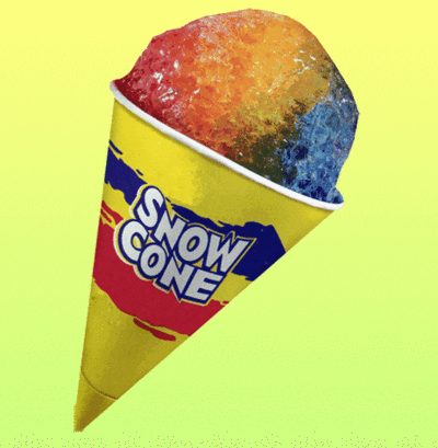 snow cone dessert GIF by Shaking Food GIFs
