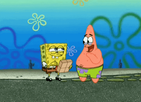 Excited Sponge Bob GIF - Find & Share on GIPHY