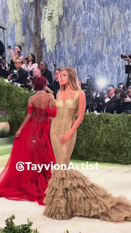 Met Gala Tate Mcrae GIF