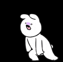 Monday Rabbit GIF by すこぶる動くウサギ