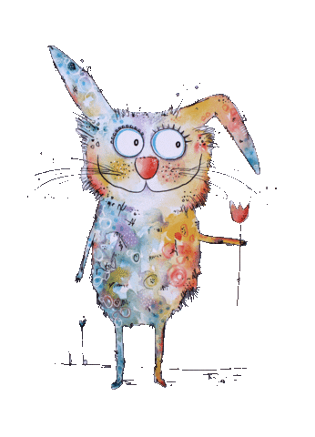 Happyrabbit Sticker