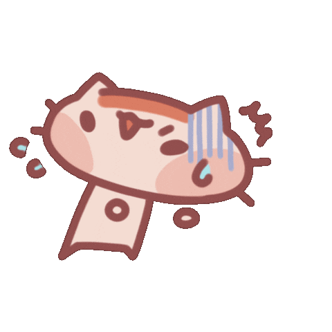 Shocked Cat Sticker