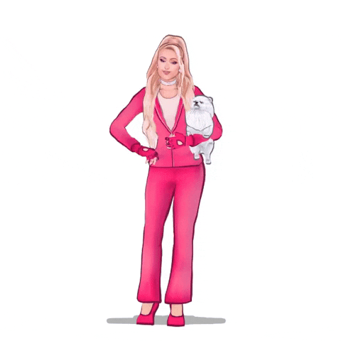 Paris Hilton Pink GIF by Animanias