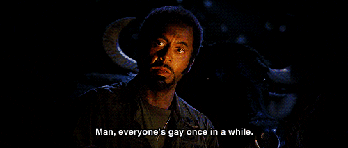 Giphy - tropic thunder everyones gay once in a while GIF